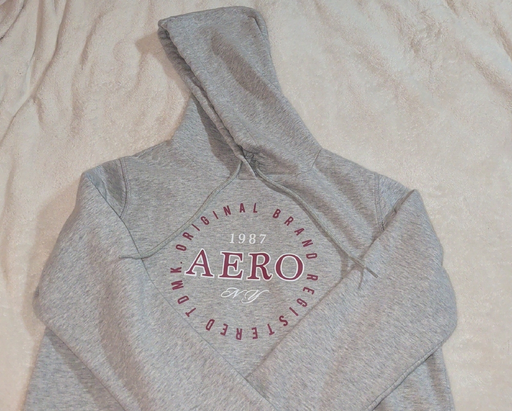 Aeropostale Off-White Fleece Jacket